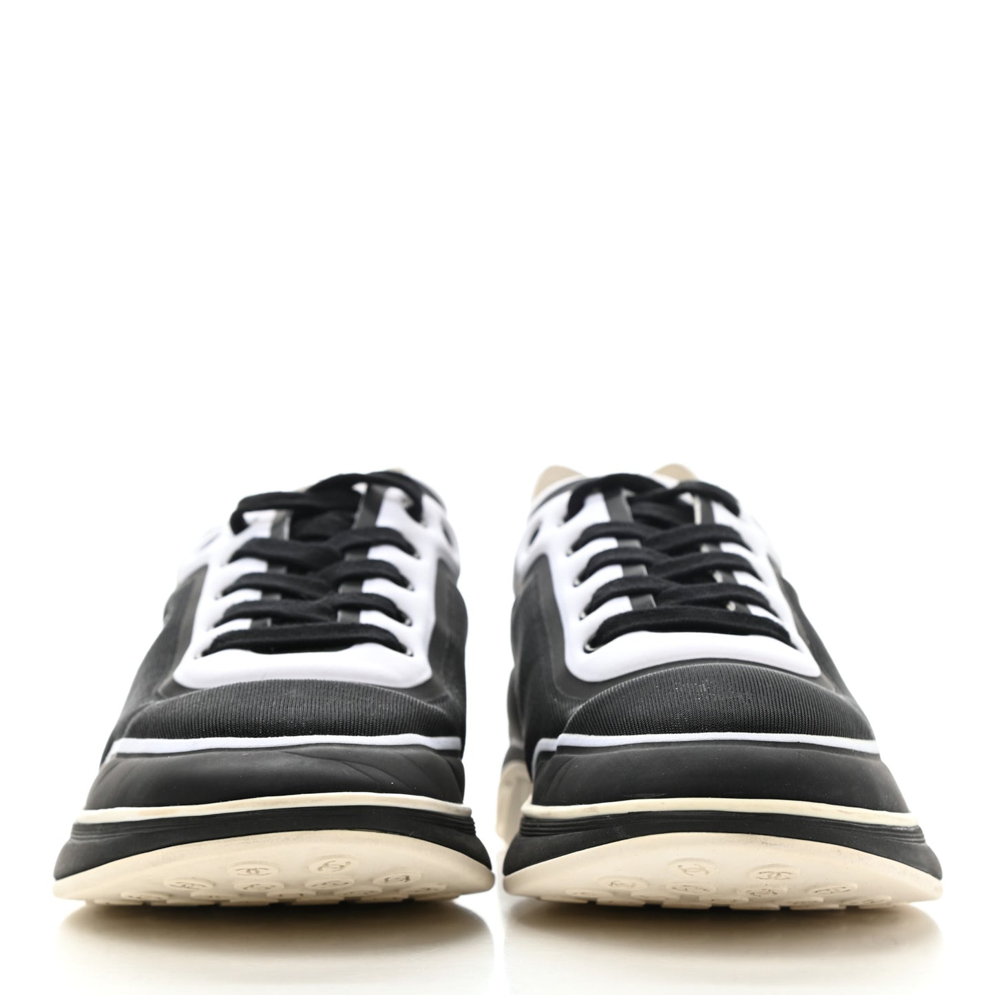 Lycra Womens CC Sneakers 40 Black White