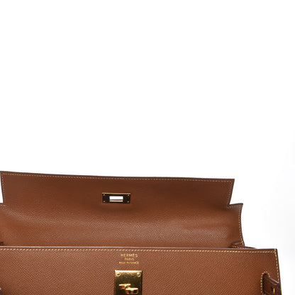 Hermes Epsom Kelly Sellier 35 Gold 27 of 33