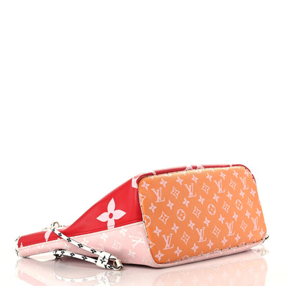 Louis Vuitton Monogram Giant Neverfull MM Rouge 5 of 15