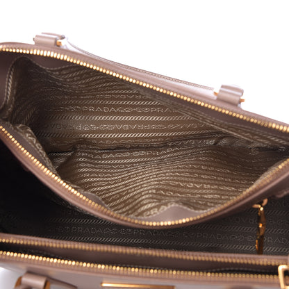 Prada Saffiano Small Galleria Double Zip Tote Cammeo 5 of 12