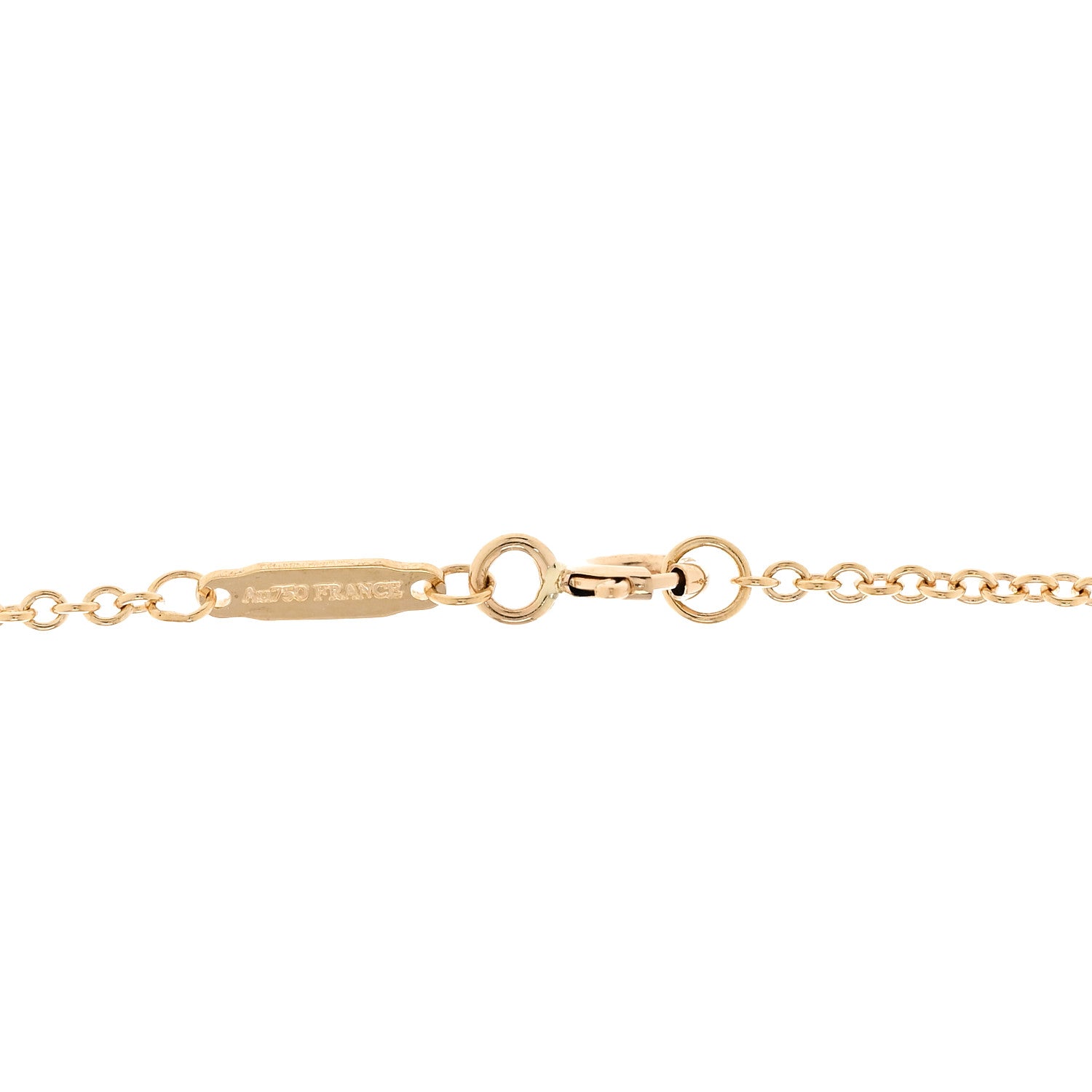 Tiffany 18K Yellow Gold Knot Necklace 4 of 5
