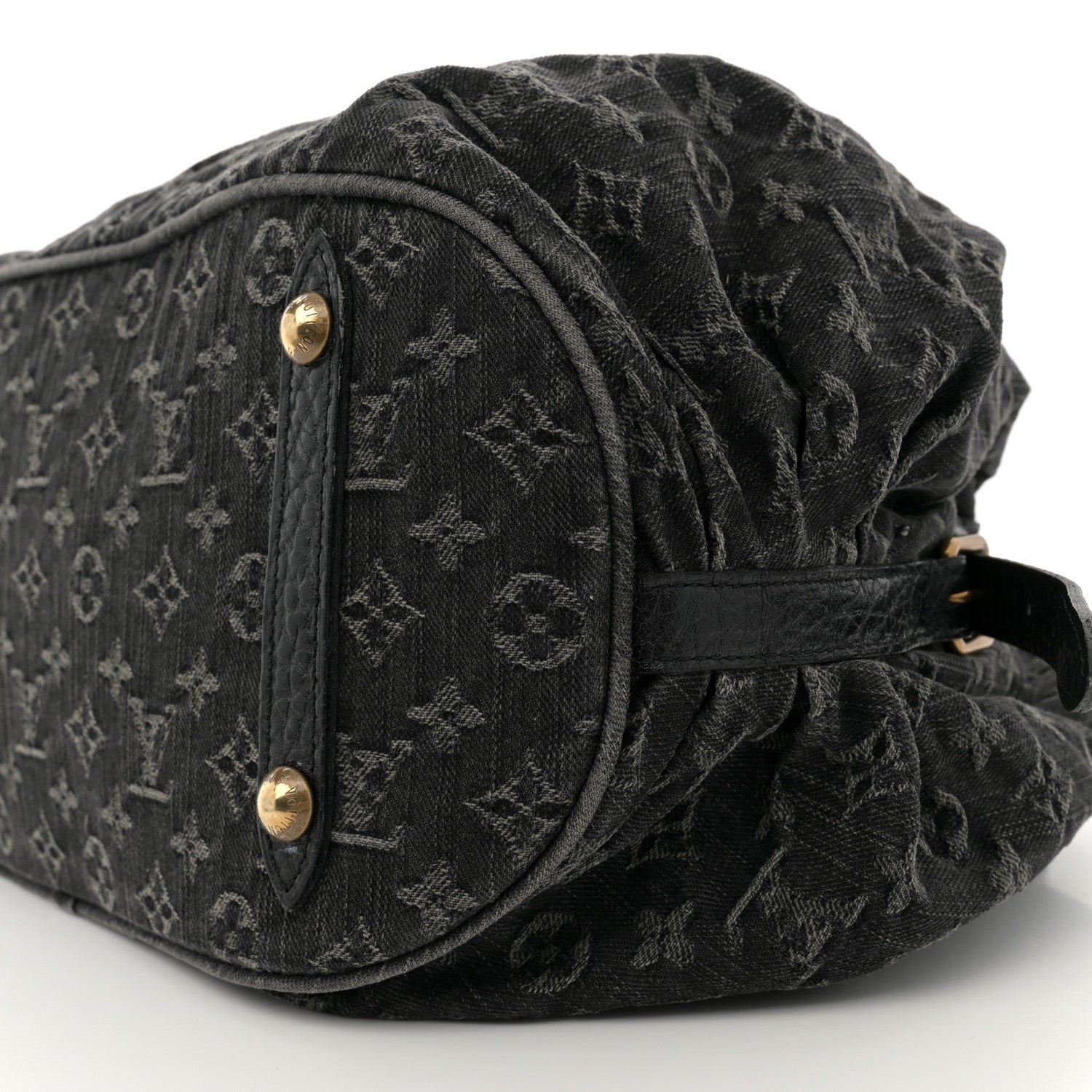 Louis Vuitton Denim Mahina XL Black 8 of 14
