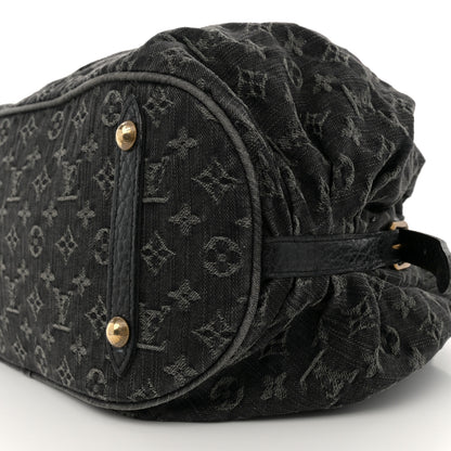 Louis Vuitton Denim Mahina XL Black 8 of 14