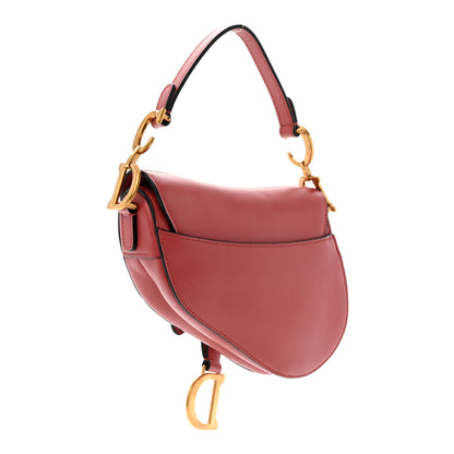 Christian Dior Calfskin Mini Saddle Bag Dusty Pink 3 of 10