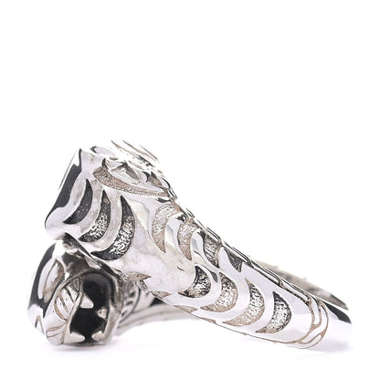 John Hardy Sterling Silver Macan Tiger Head Wrap Ring 50 5.5 3 of 8