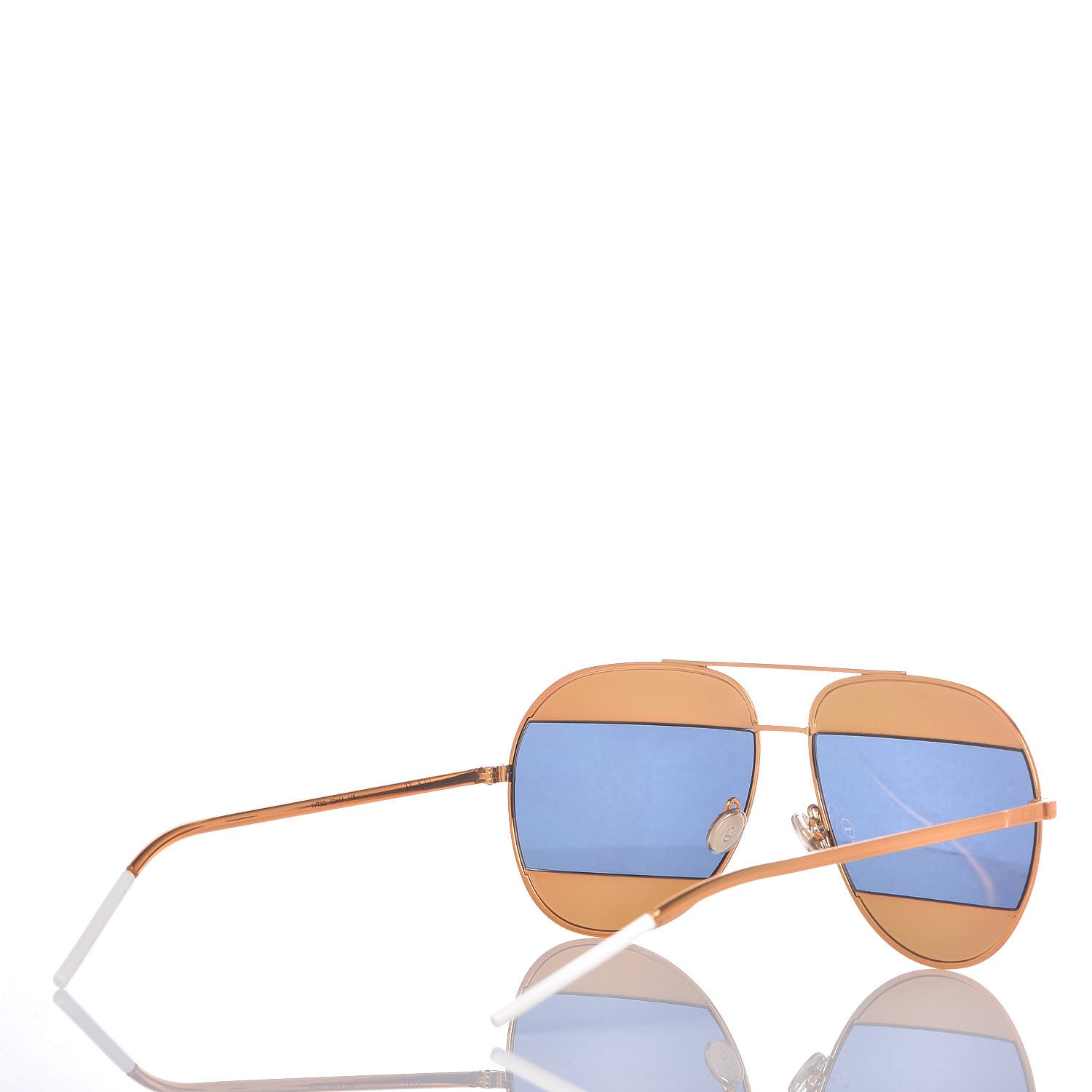 Christian Dior Split 1 Aviator Sunglasses Gold 4 of 7