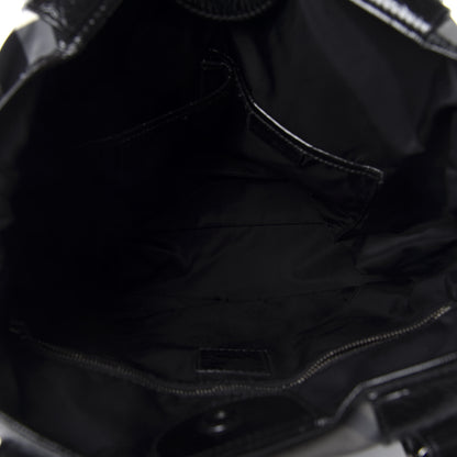 Burberry Nylon Beat Check Small Victoria Tote Black 5 of 12