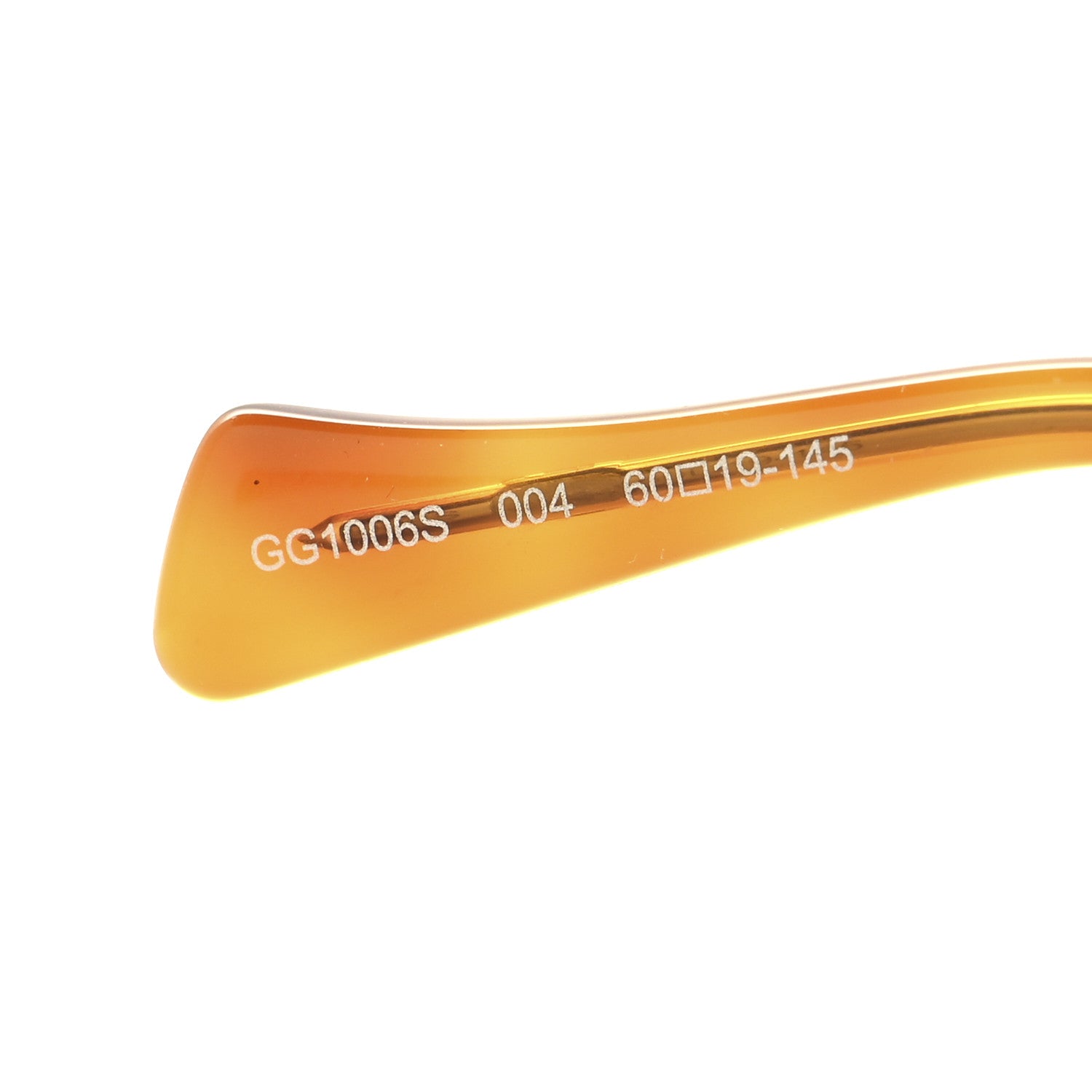 Gucci Metal Cat Eye Sunglasses GG1006S Silver Light Blue 5 of 7