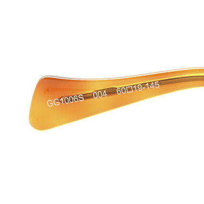Gucci Metal Cat Eye Sunglasses GG1006S Silver Light Blue 5 of 7