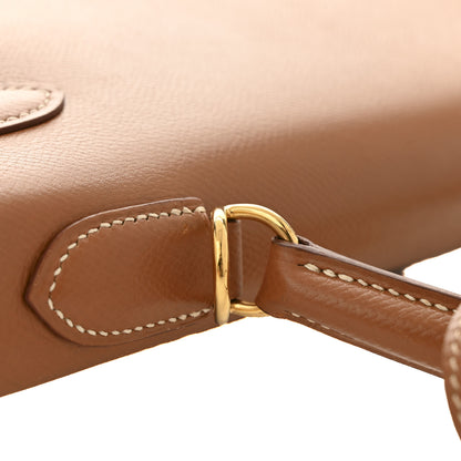 Hermes Courchevel Kelly Sellier 32 Gold 14 of 16