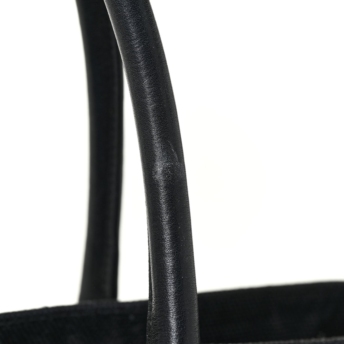 Raffia Linen Calfskin Rive Gauche Tote Black