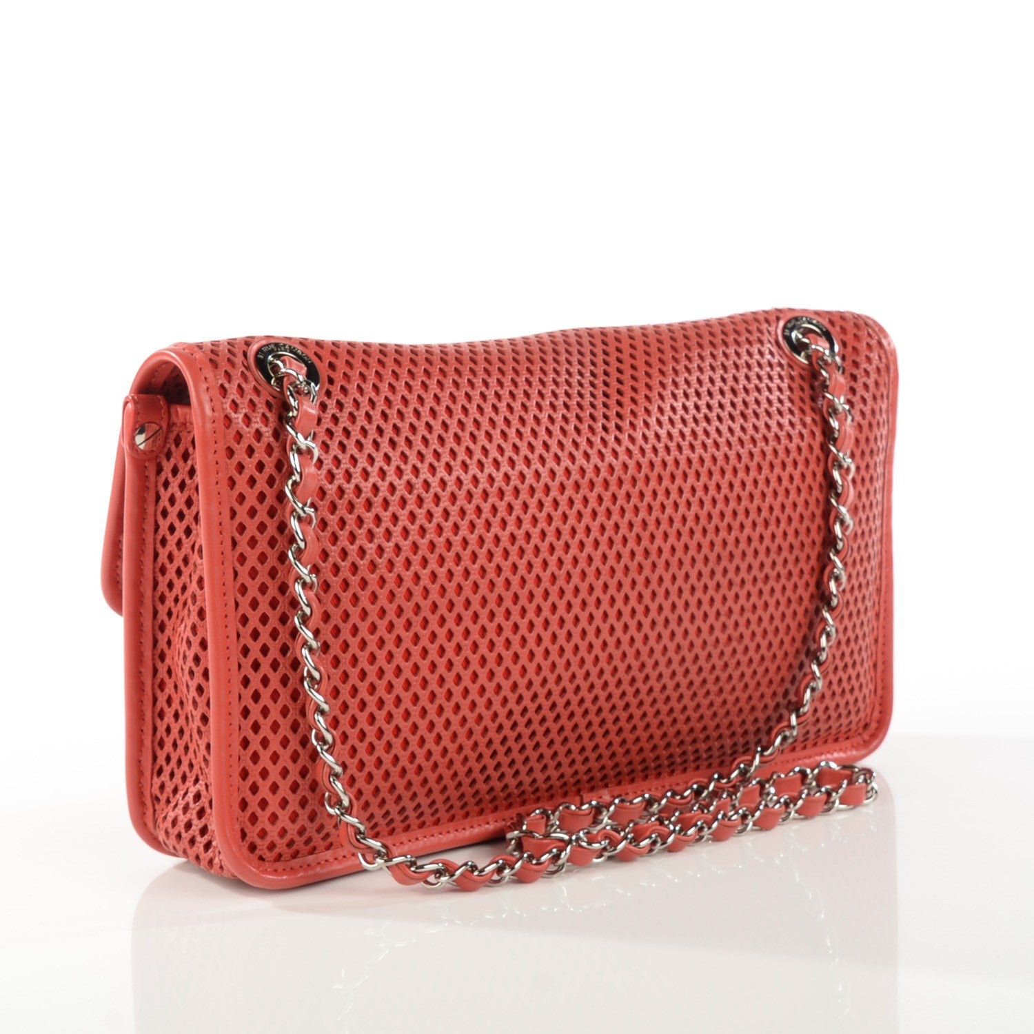 Chanel Perforated Calfskin Up In The Air Flap Red 3 of 9