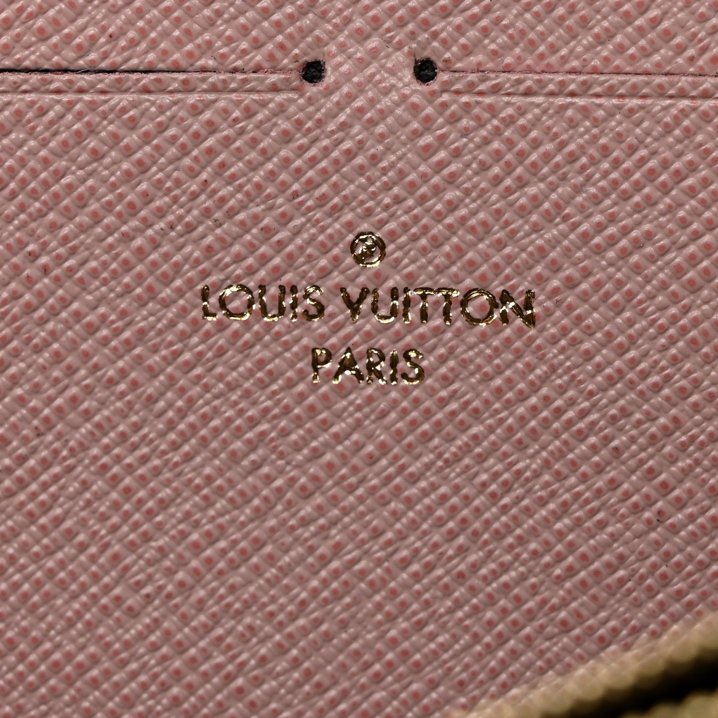 Monogram Clemence Wallet Rose Ballerine
