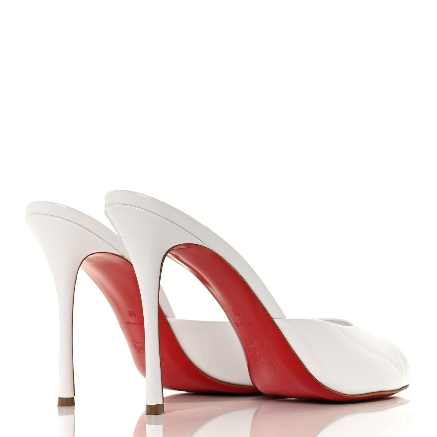 Patent Me Dolly 100 Sandals 40 White