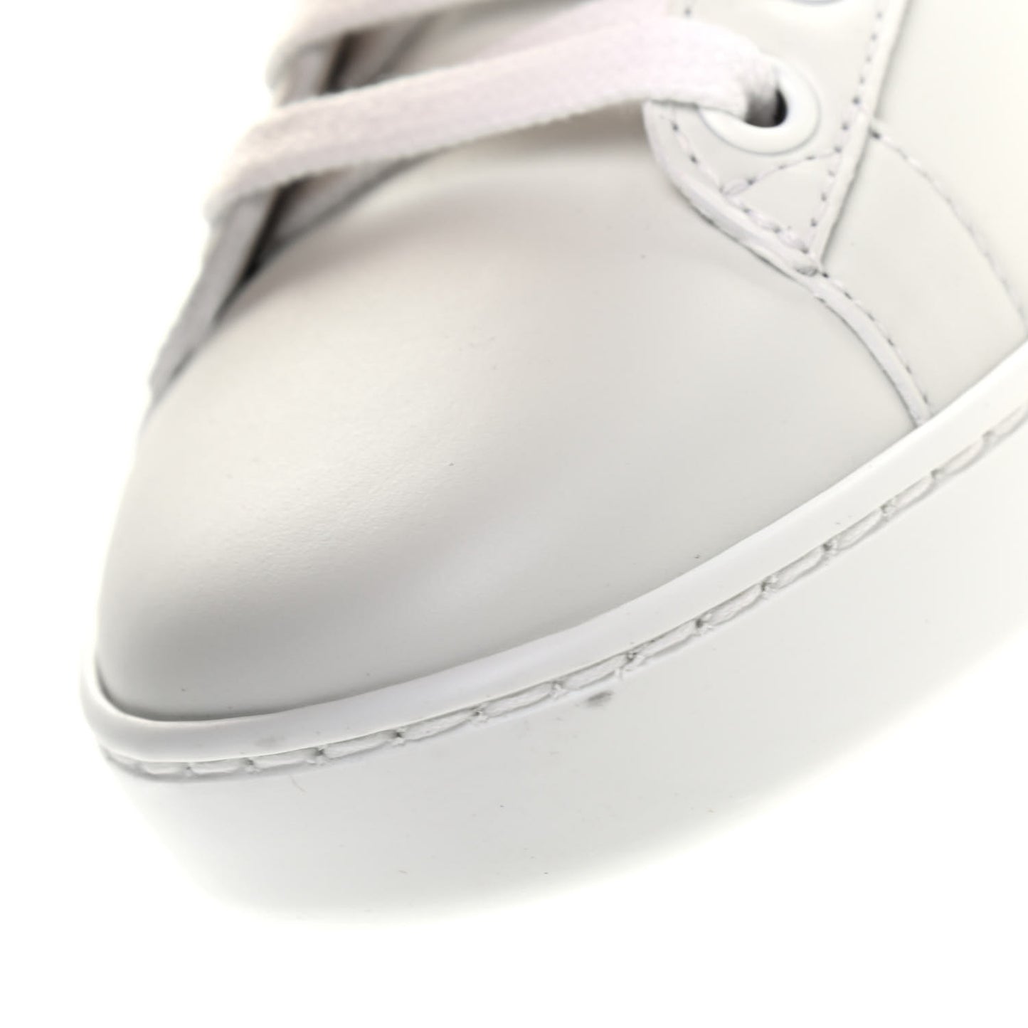 Calfskin Interlocking G Womens New Ace Sneakers 35 White Red Flame Green