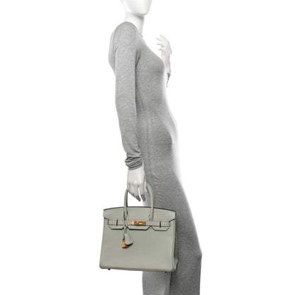 Hermes Togo Birkin 30 Gris Neve 2 of 11