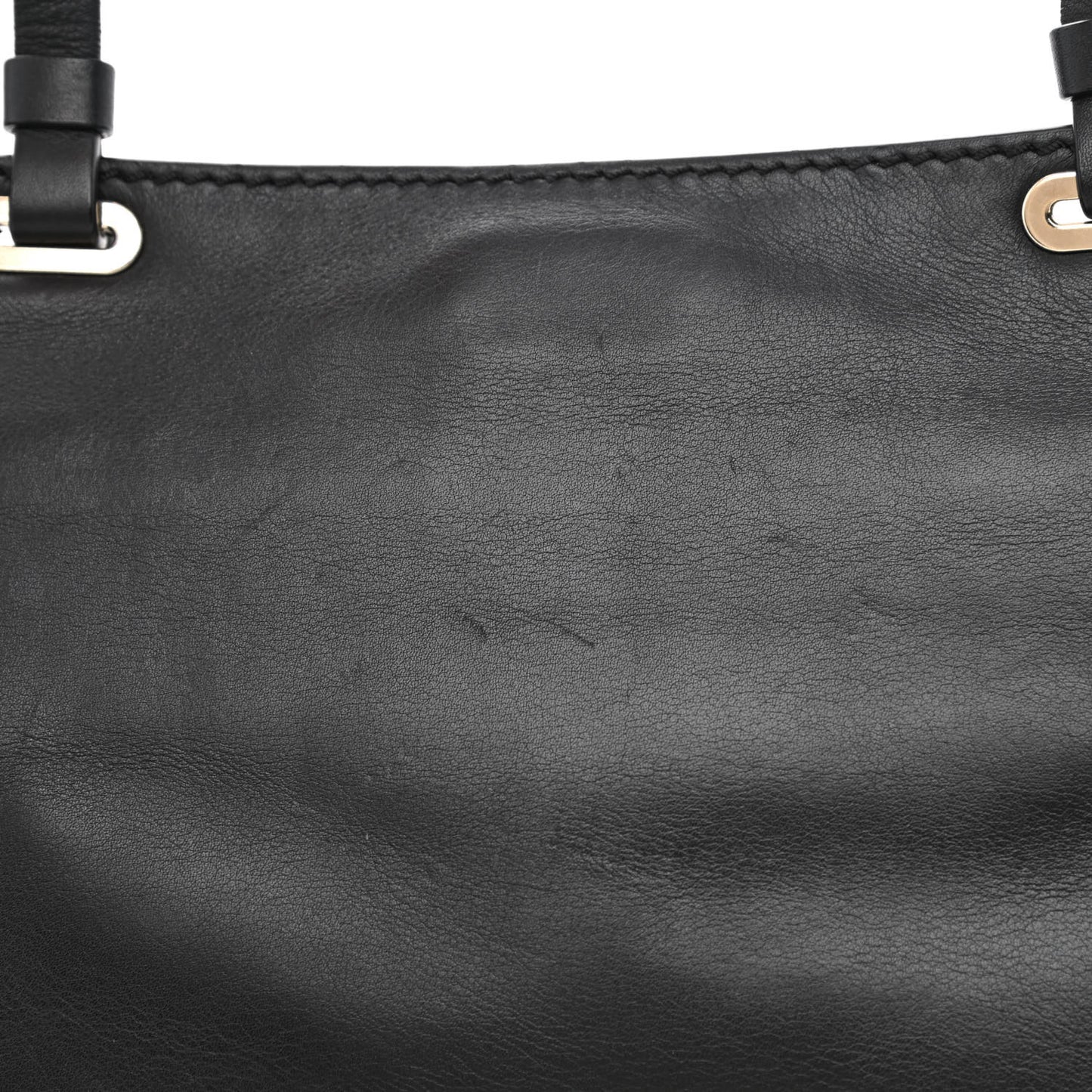 Vitello Small Rockstud Tote Black