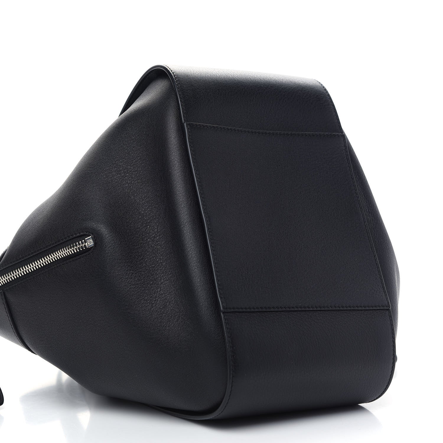 Loewe Calfskin Medium Hammock Shoulder Bag Black 7 of 8