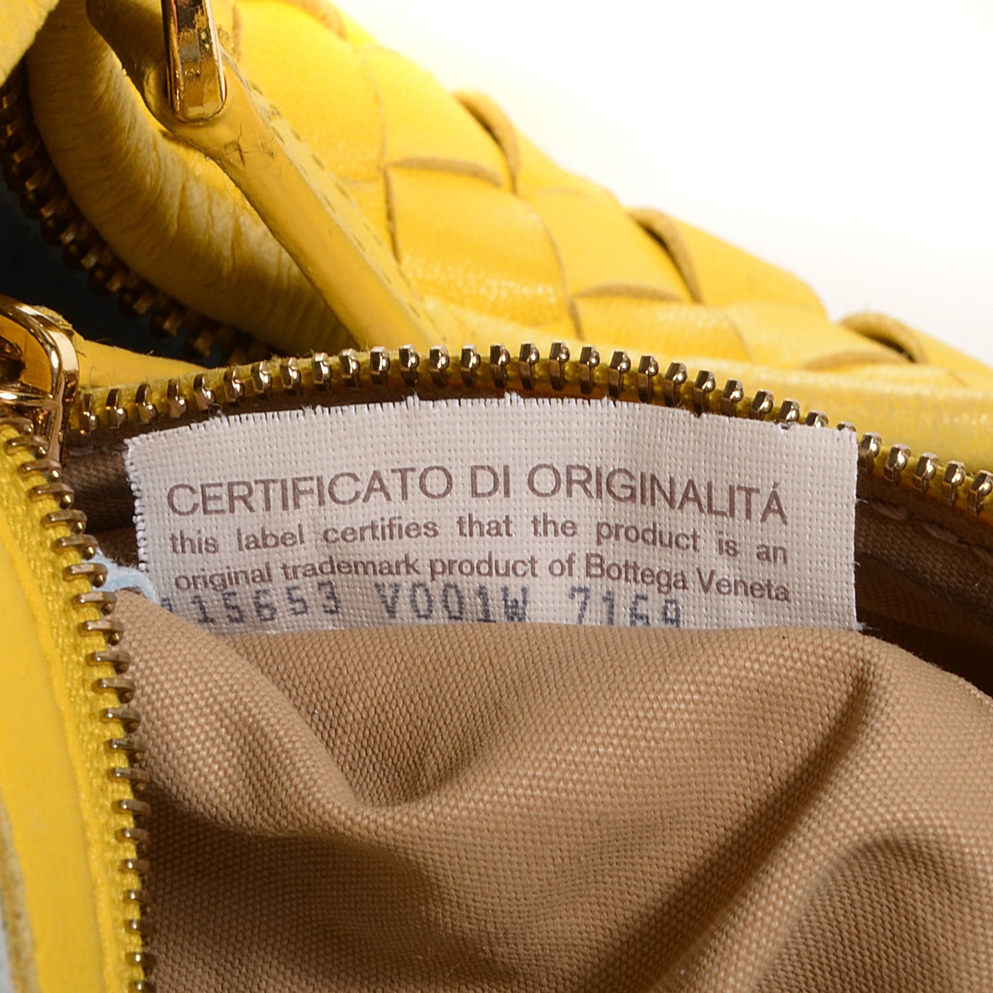 Nappa Intrecciato Medium Veneta Hobo Limone Noce