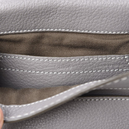 Chloe Calfskin Mini Marcie Round Crossbody Bag Cashmere Grey 6 of 10