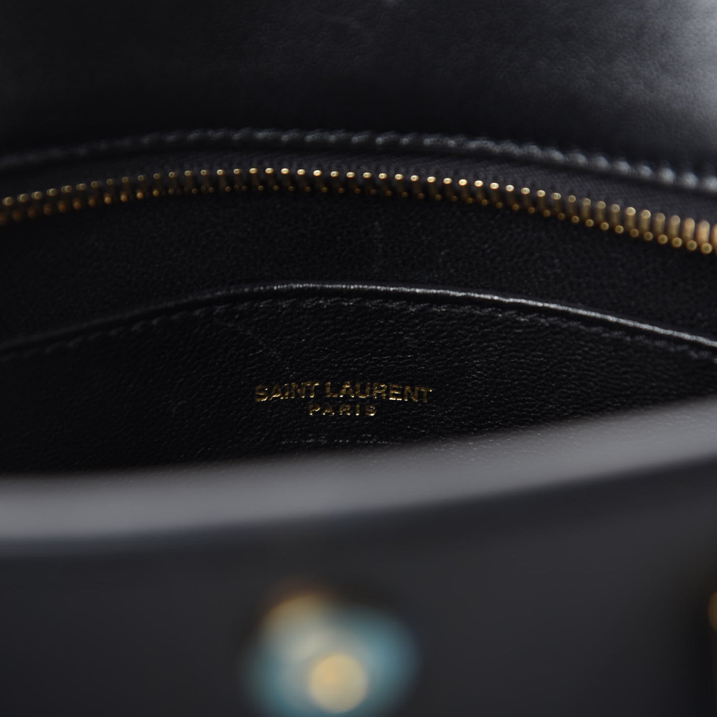 Calfskin Monogram Baby Cabas Black