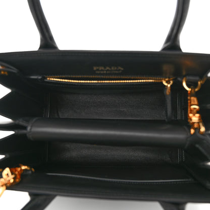 Prada Saffiano City Calfskin Bibliothèque Top Handle Black 5 of 9