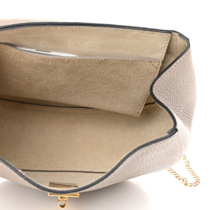 Chloe Grained Lambskin Drew Shoulder Bag Motty Grey 4 of 7