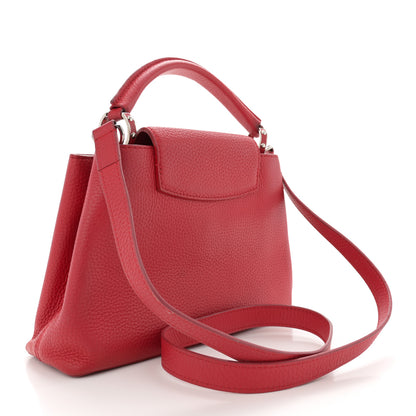 Louis Vuitton Taurillon Capucines BB Rubis 3 of 16