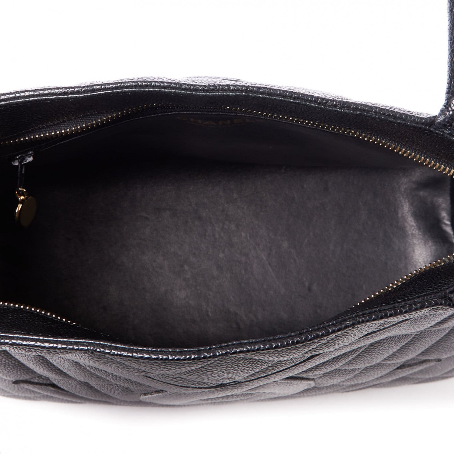 Chanel Caviar Quilted Medallion Tote Black 4 of 10