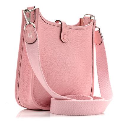 Hermes Taurillon Clemence Evelyne TPM Rose Sakura 3 of 12