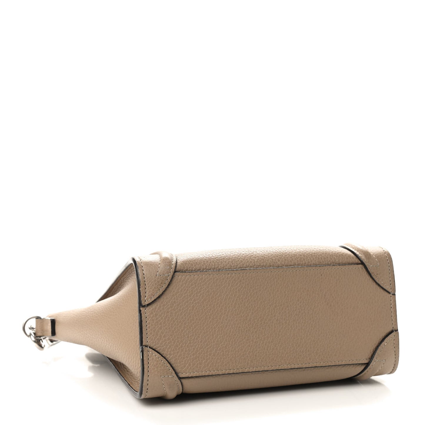 Drummed Calfskin Nano Luggage Dune