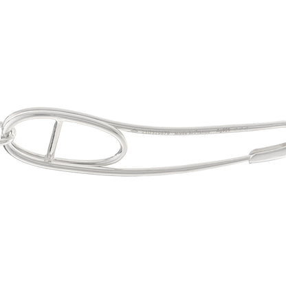 Hermes Sterling Silver Chaine d'Ancre Punk Long Necklace 5 of 6