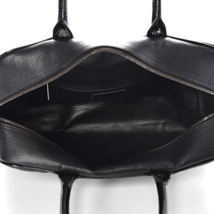 Chanel Caviar Patent Quilted Large Bowler Black 5 of 11