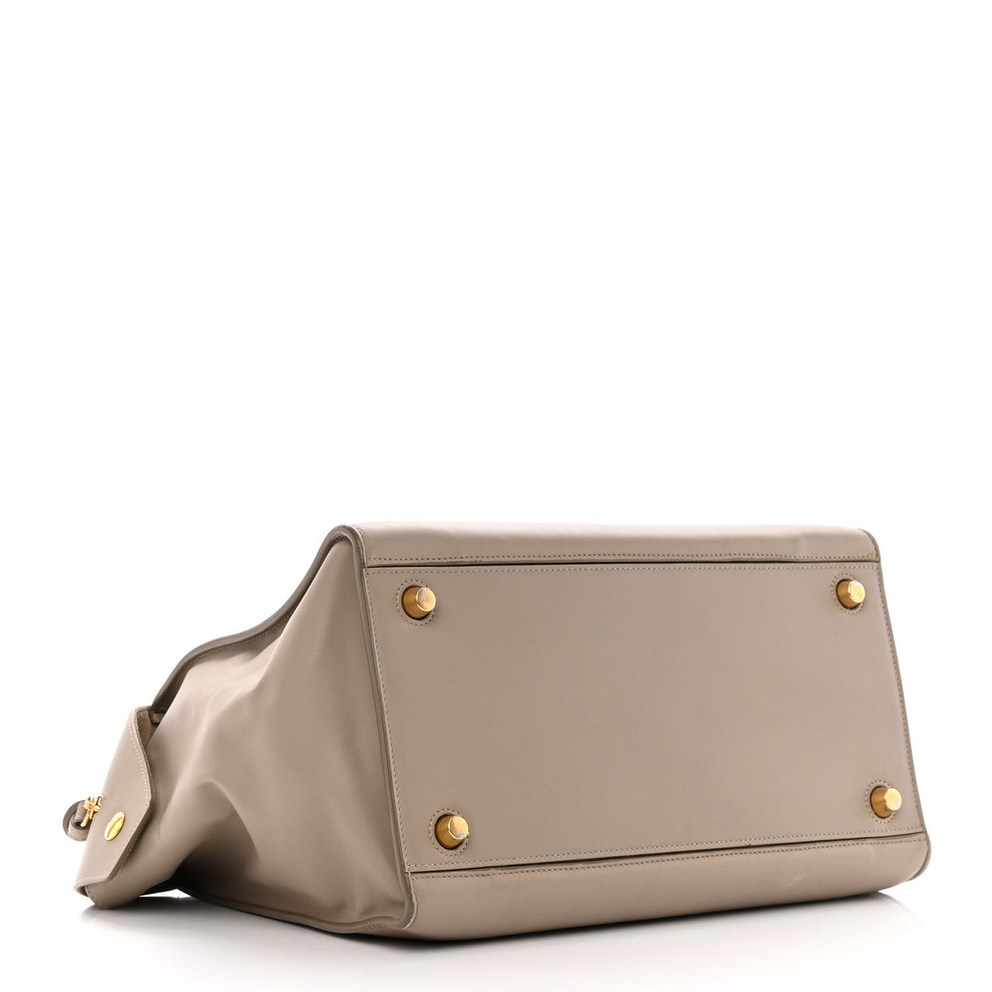 Smooth Calfskin Small Ring Bag Light Taupe