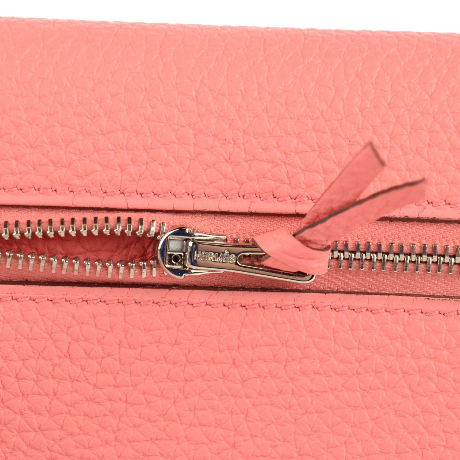 Hermes Togo Dogon Recto Verso Wallet Rose Candy 6 of 10
