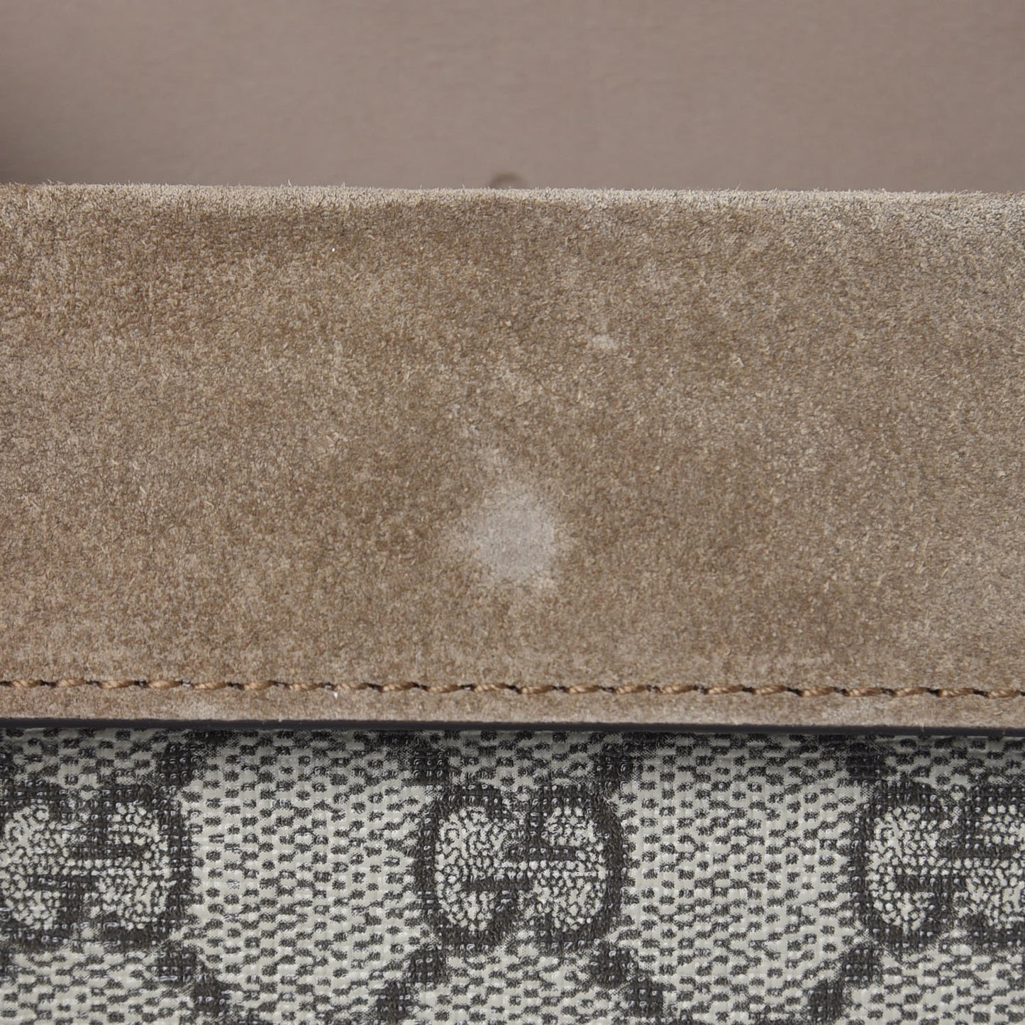 GG Supreme Monogram Super Mini Dionysus Shoulder Bag Taupe