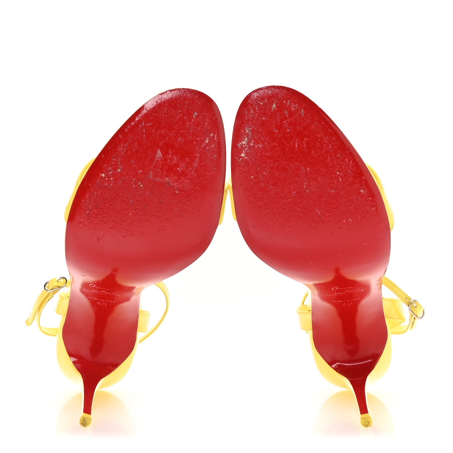 Christian Louboutin Patent Loubigirl 100 Sandals 40 Piou Piou 6 of 8