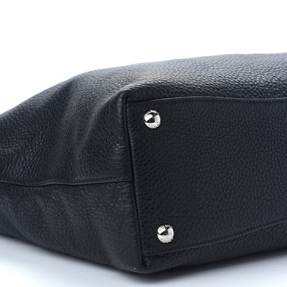 Prada Vitello Daino Shopping Tote Black 7 of 9