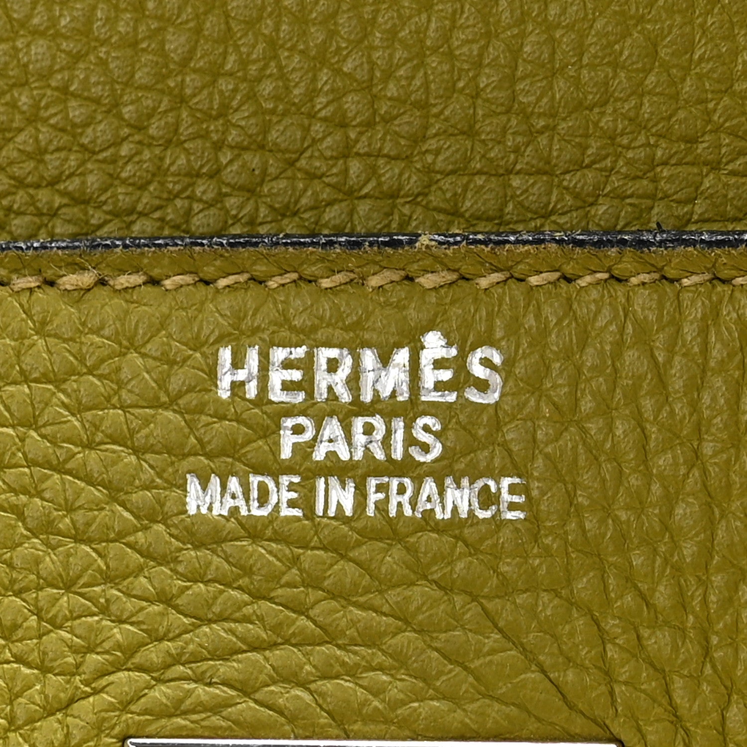 Hermes Taurillon Clemence Birkin 35 Vert Chartreuse 6 of 13