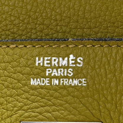 Hermes Taurillon Clemence Birkin 35 Vert Chartreuse 6 of 13