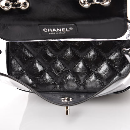 Chanel Crumpled Calfskin PVC Quilted Backpack Black 6 of 10
