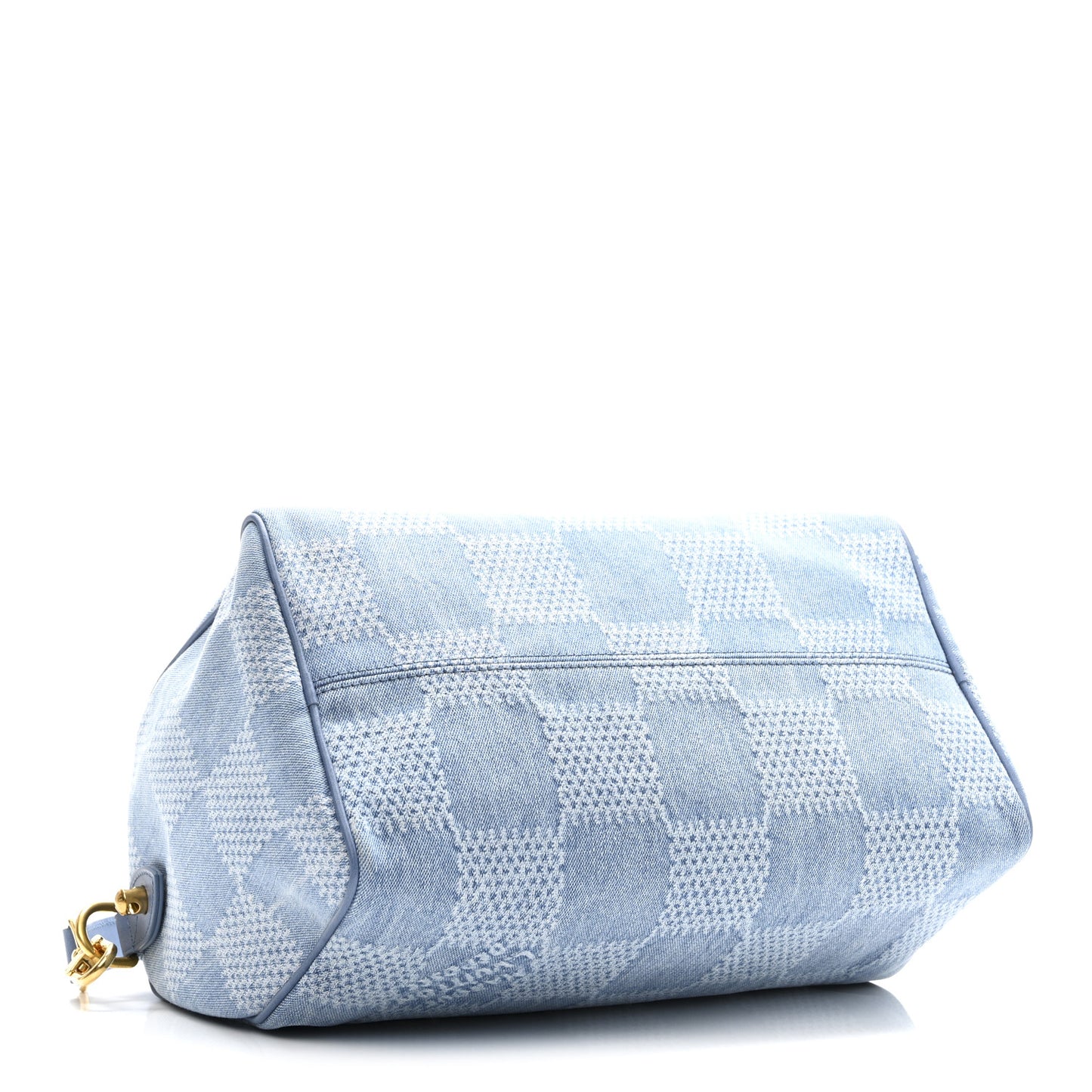 Damier Denim 3D Speedy Bandouliere 30 Denim Blue