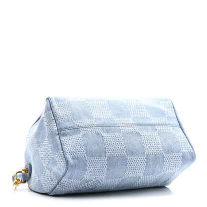Louis Vuitton Damier Denim 3D Speedy Bandouliere 30 Denim Blue 4 of 9