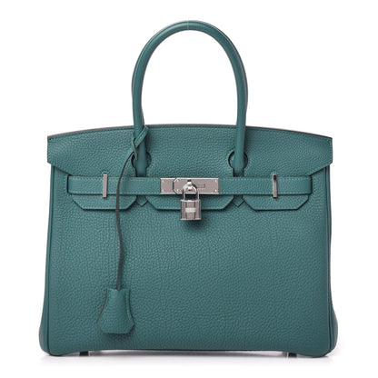 Hermes Togo Birkin 30 Malachite 1 of 11