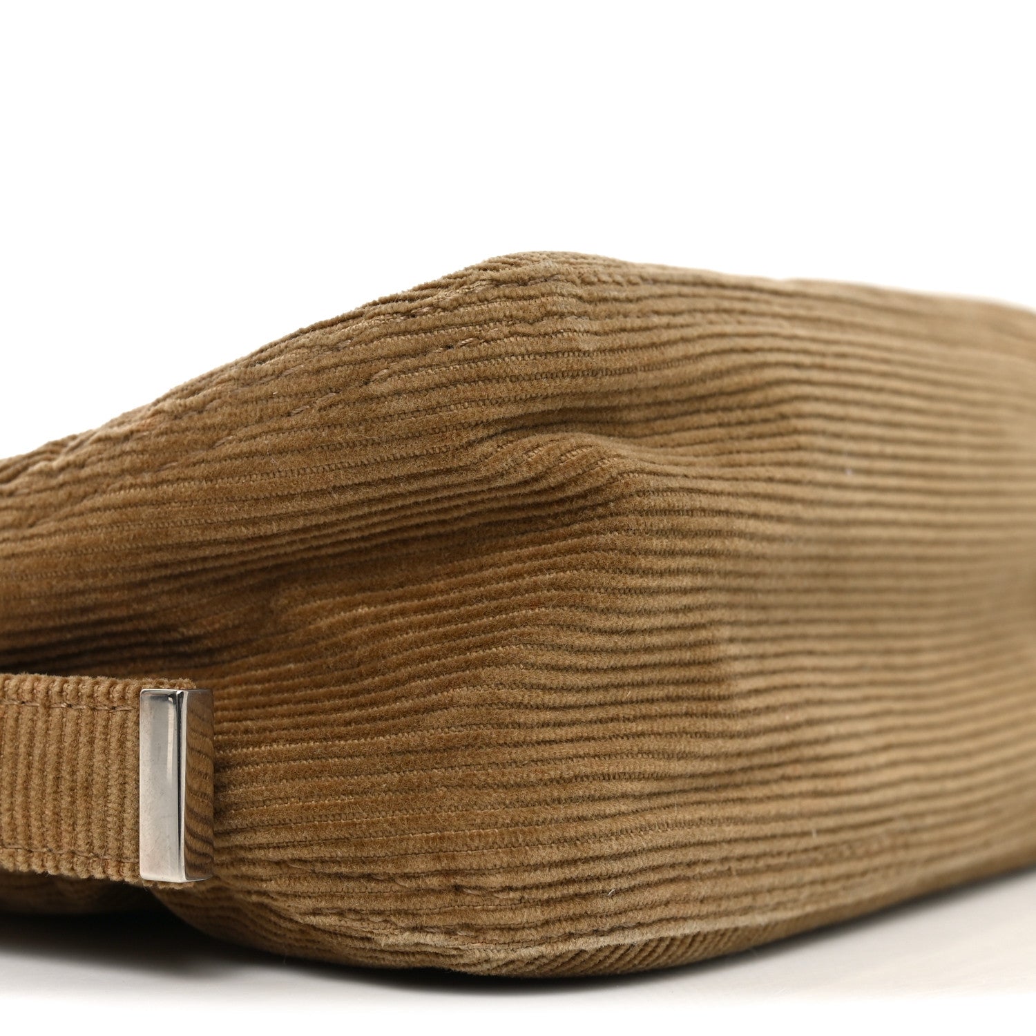 ショルダーバッグ FENDI Corduroy Shoulder Bag Beige Fendi Corduroy Baguette Small Shoulder Bag Beige 1812174