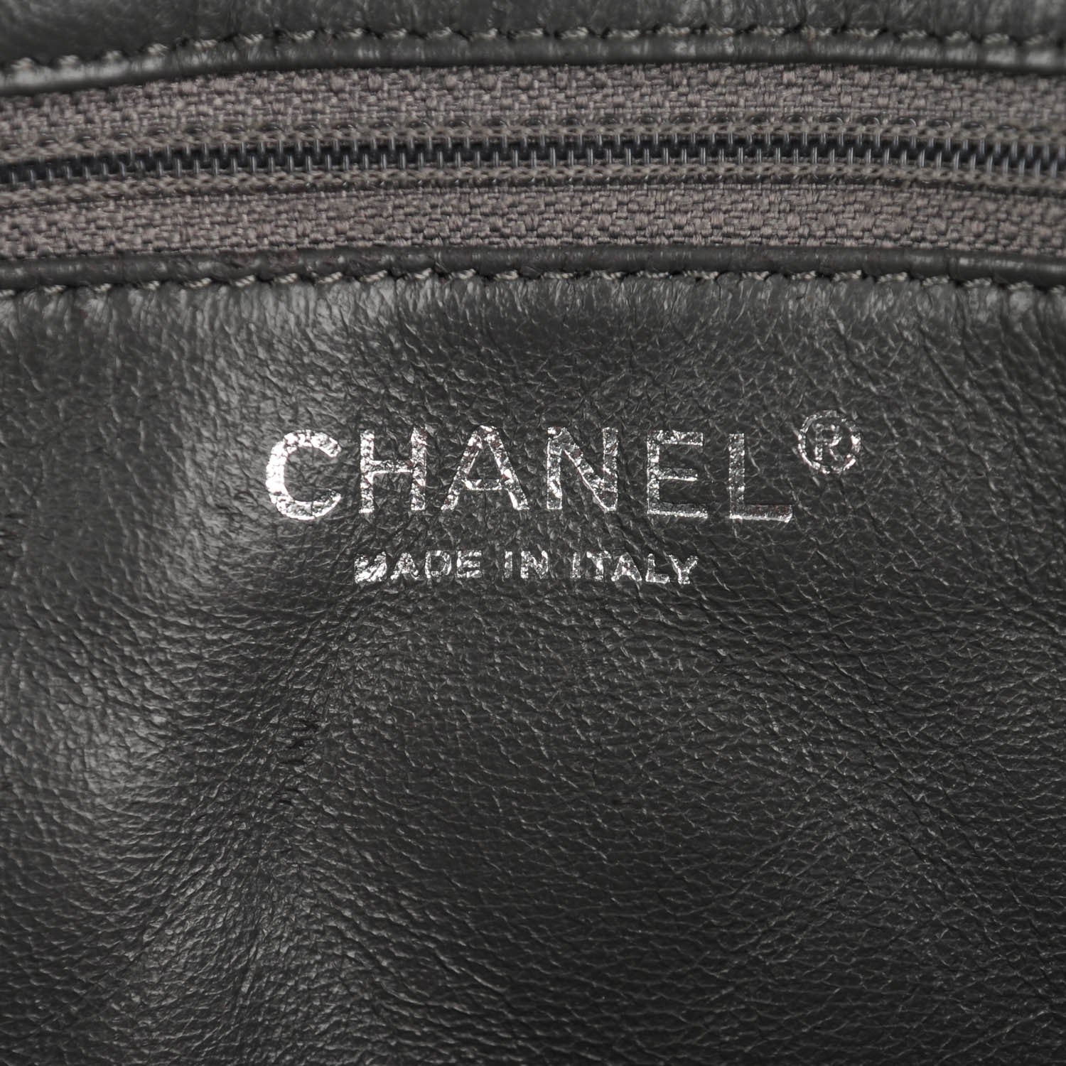 Chanel Aged Calfskin Quilted Large Reissue Camera Case Grey 6 of 7