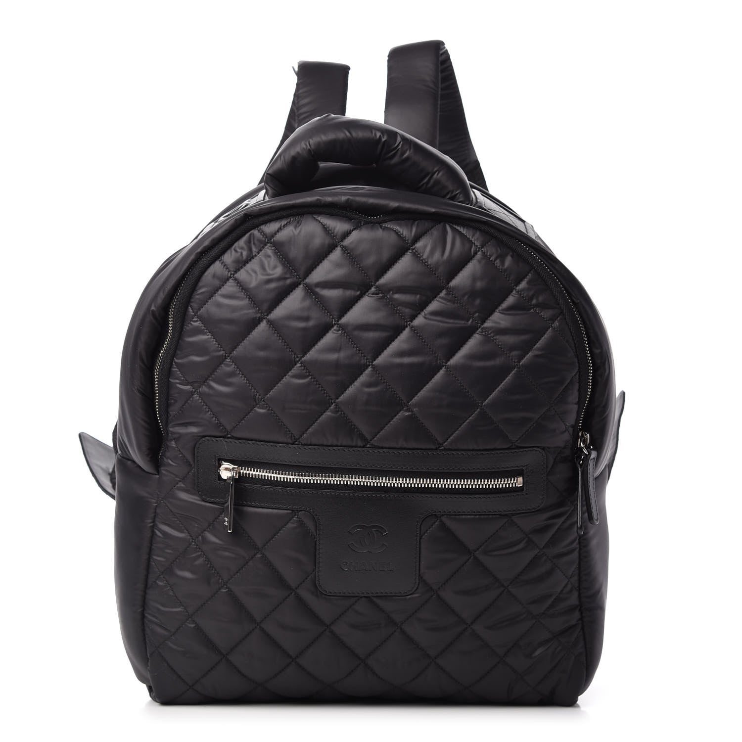 Chanel Nylon Quilted Coco Cocoon Backpack Black 1 of 11