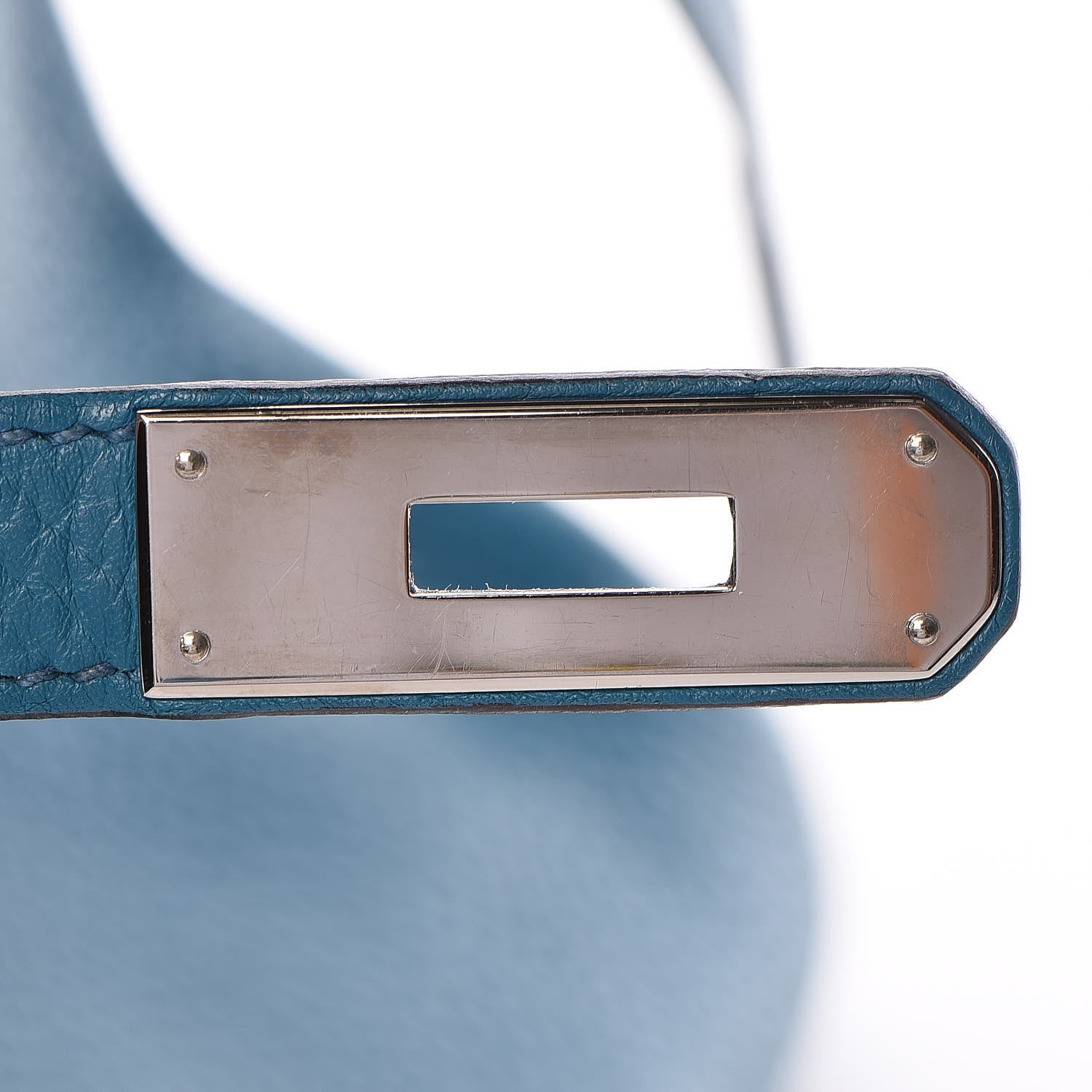 Hermes Taurillon Clemence Birkin 30 Bleu Izmir 17 of 34