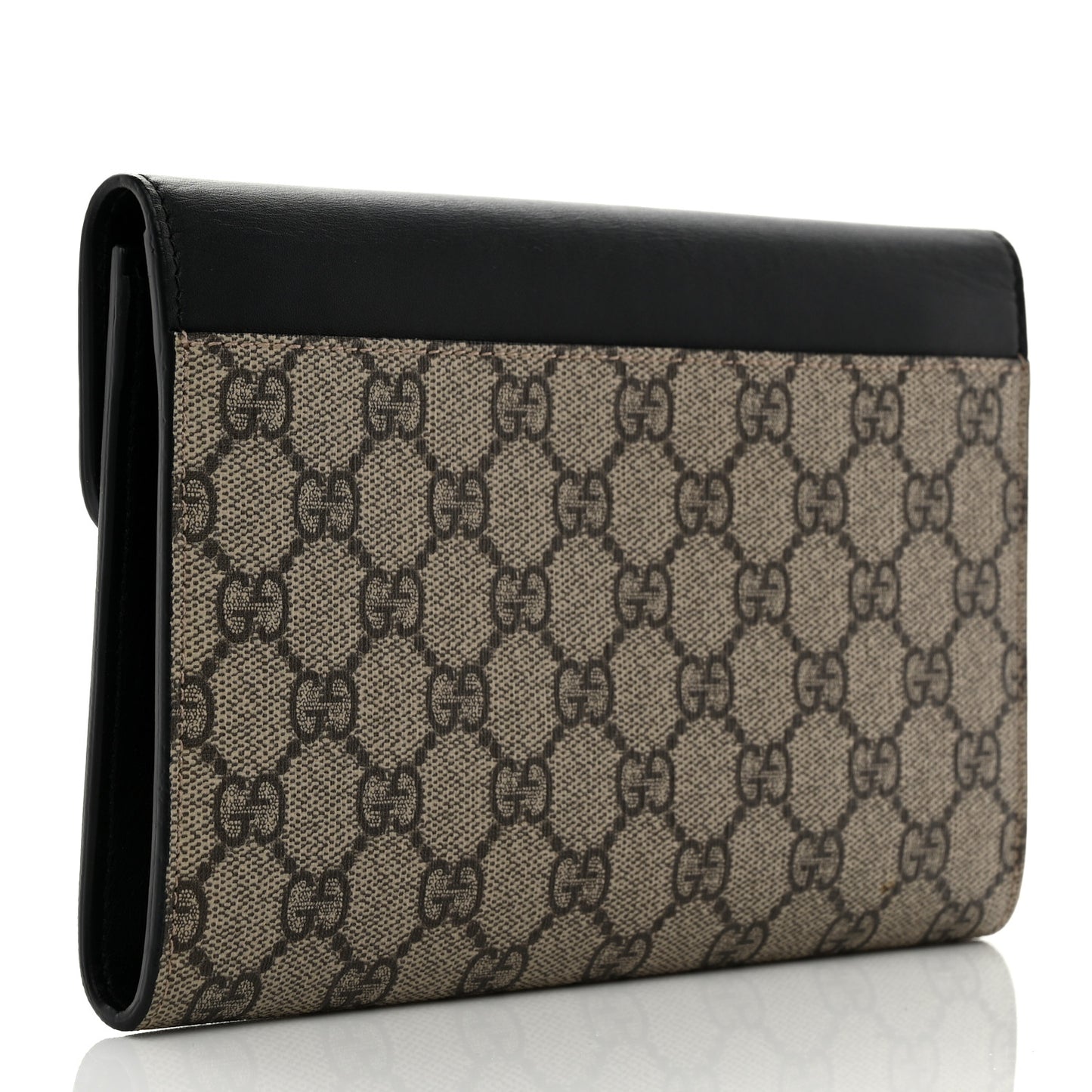 GG Supreme Monogram Mini Peony Pearly Black