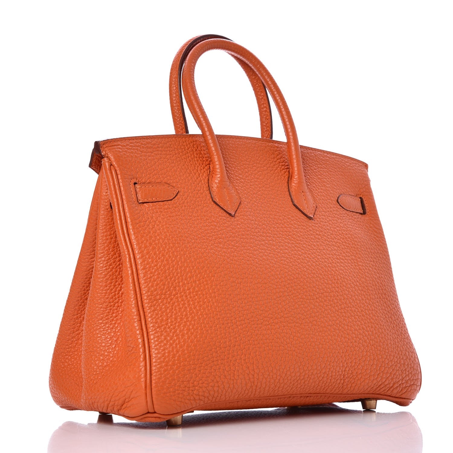Hermes Togo Birkin 25 Orange 3 of 33
